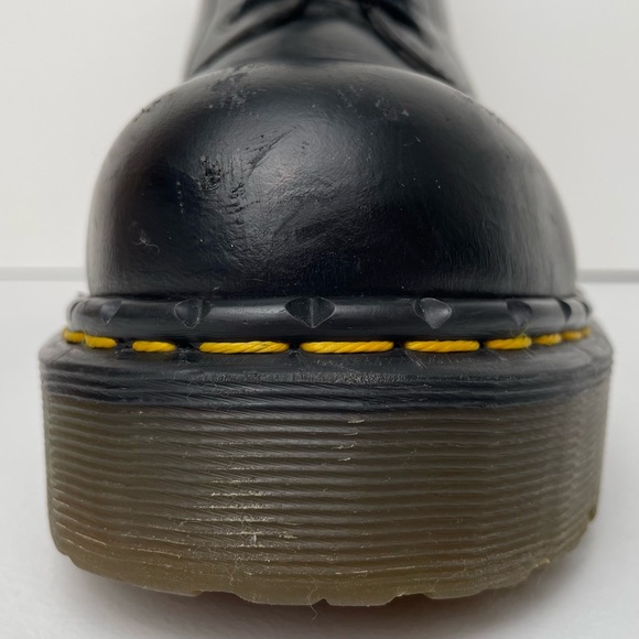 Vintage Dr. Martens England 1919 Black Holy Grail Envy Quad Platform Boots UK 7 - Picture 10 of 16